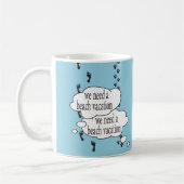 Plage Vacances Amoureux de les chiens Combo Mug (Gauche)