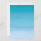Plage Vacay Getaway Vacation Invitation (Dos)