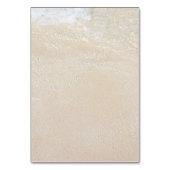 Plage Vagues Cartes de Place Tented (Dos)