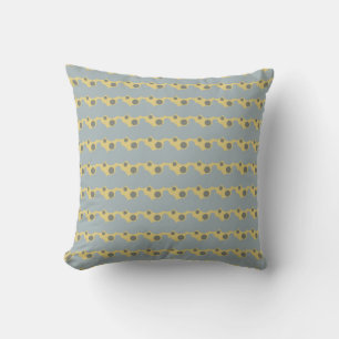 Plage Vagues Cercle Eau Motif Jeu Oreiller