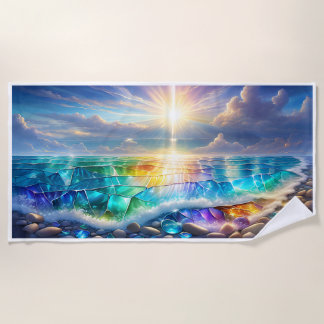 Plage Vagues de tranquillité : Serviette de coucher de s