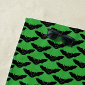 Plage Vampire Chat Faced Chat Halloween Serviette de pla (En situation)