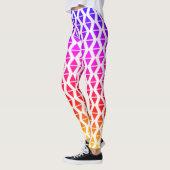Plage vibrante Abstraite Yoga Pants Leggings (Gauche)