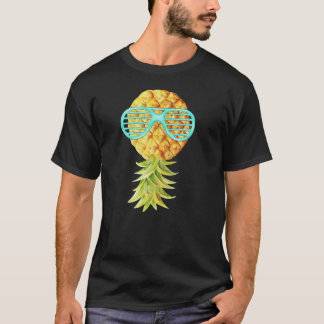 Plage vie à l'envers ananas T-shirt Débardeur