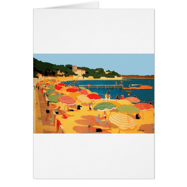 Plage vintage Côte d'Azur (Devant)