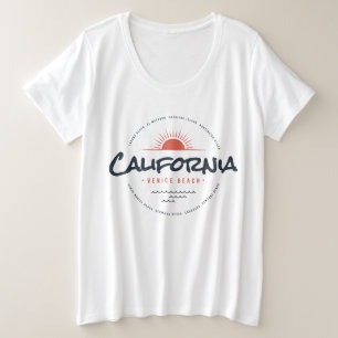 Plage vintage de Venise en Californie au coucher d