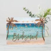 plage vous serez ma carte de proposition de (Debout devant)