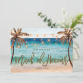 plage vous serez ma domestique de carte de (Debout devant)