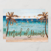 plage vous serez ma domestique de carte de (Devant / Derrière)