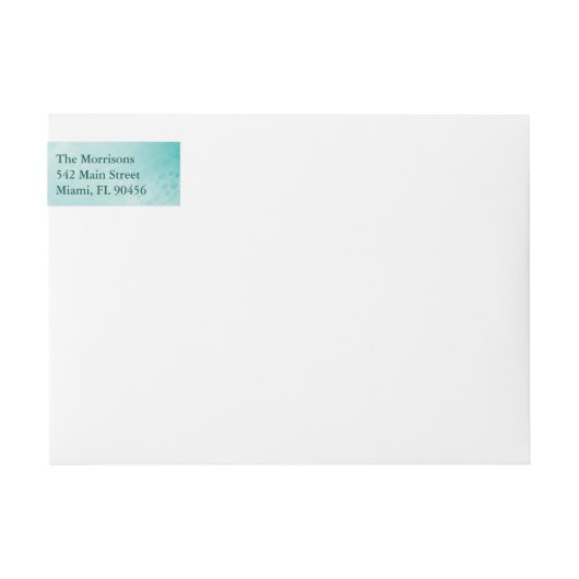 Plage Waves Sandy Toits Salty Baisers Étiquette de (Devant)