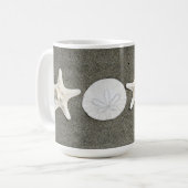 Plage X et O's Photo Coffee Mug (Devant gauche)