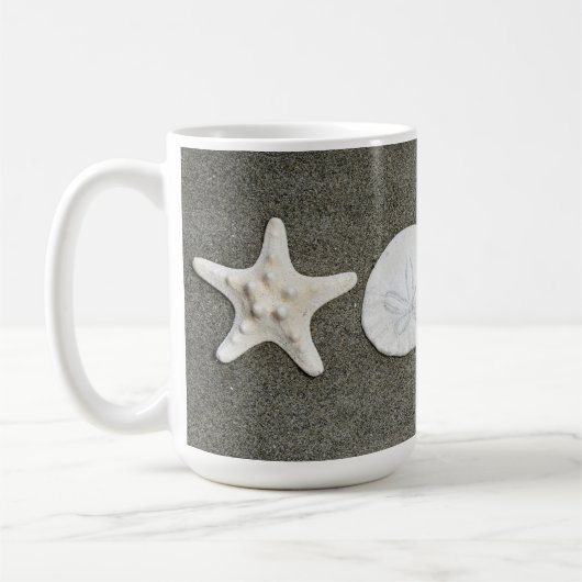Plage X et O's Photo Coffee Mug (Gauche)