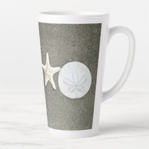Plage X et O's Photo Latte Coffee Mug