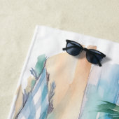 Plages Aloha ! Serviette de plage (En situation)