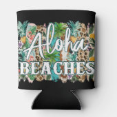Plages D'Aloha ! Rafraîchisseur pour canette (Dos)