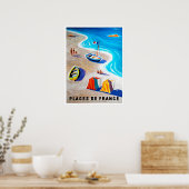 Plages de France Poster (Keuken)