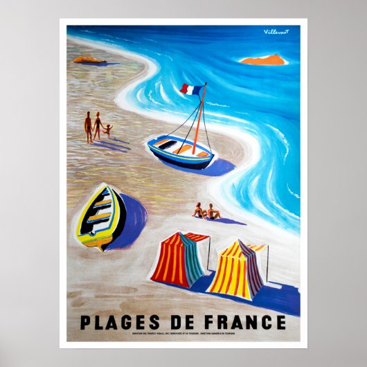 Plages de France Poster (Voorkant)