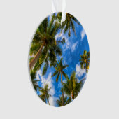 Plages tropicales | Palmiers sur le ciel bleu (devant)