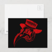 Plague Doc Briefkaart (Voorkant / Achterkant)