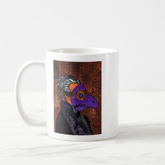 Plague Docteur Zendula Café Mug (Gauche)