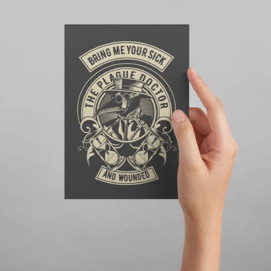 Plague Doctor  Briefkaart