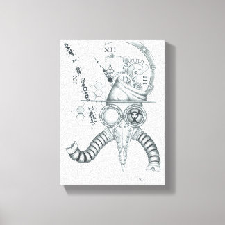 Plague Doctor Canvas Afdruk