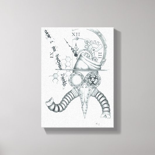 Plague Doctor Canvas Afdruk (Voorkant)