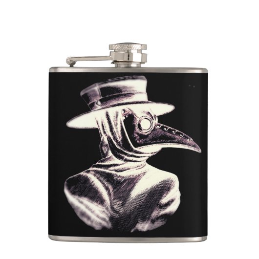 Plague Doctor Flask Heupfles (Voorkant)