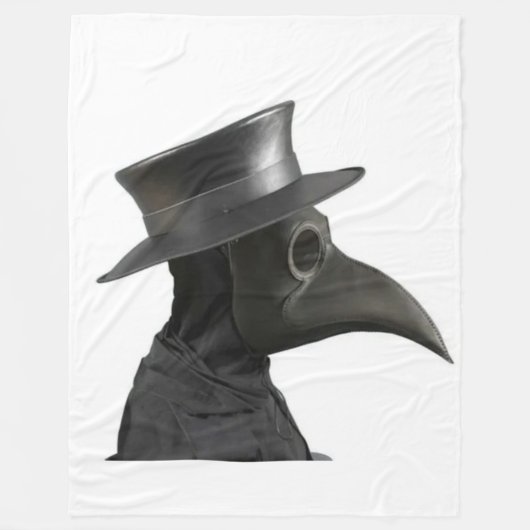 PLAGUE DOCTOR FLEECE DEKEN (Voorkant)