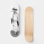Plague Doctor - Ontwerp skateboard (Voorkant)