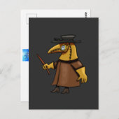 Plague Doctor Patch Briefkaart (Voorkant / Achterkant)