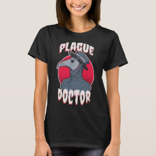 Plague Doctor Quarantine Halloween Costume Mannen  T-shirt