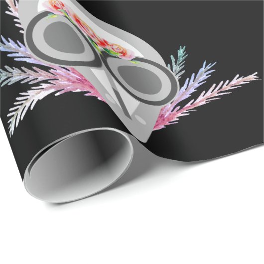 Plague Doctor Spooky Whimsical Halloween Cadeaupapier (Rol Hoek)