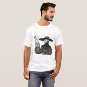Plague dokter meme t-shirt (Voorkant volledig)