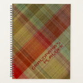 Plaid #1 Carnet de planificateur de grand-papa (Devant)