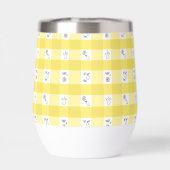 Plaid à monogramme citron (Arrière)