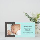 Plaid and Micro Dots Aqua Nouveaux Cartes photos p (Debout devant)