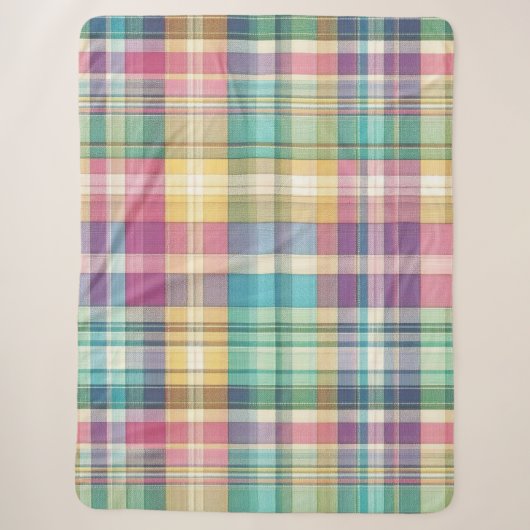 Plaid au printemps/Pâques/tartan (Devant)