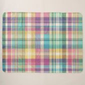 Plaid au printemps/Pâques/tartan (Devant (Horizontal))