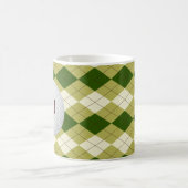 Plaid avec la boule de golf, tasse de café (Centre)