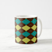 Plaid avec la boule de golf, tasse de café (Devant droit)