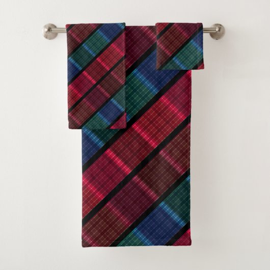 Plaid, beau plaid, plaid multicolore, tartan (En situation)