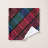 Plaid, beau plaid, plaid multicolore, tartan (Gant de toilette)