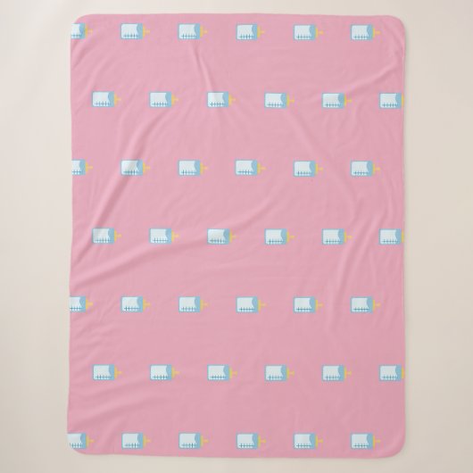 plaid bébé sherpa par dalDesignNZ (Devant)