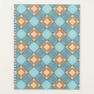 Plaid beige bleu