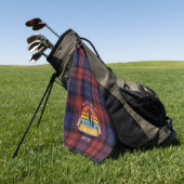 Plaid Best Dad beroemd gemaakt door Par Fathers Da Golfhanddoek (Groen)