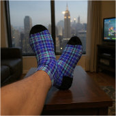 Plaid bleu