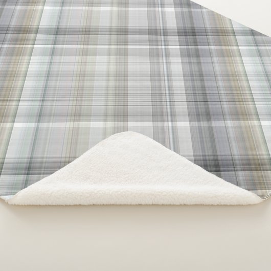 Plaid Bleu/Gris/Tan (3/4)