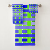 Plaid bleu-vert (En situation)