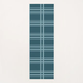 Plaid Blue Yogamat (Voorkant)